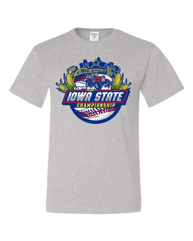 7/12 Iowa State Baseball Tournament Shirt Central Iowa Sports