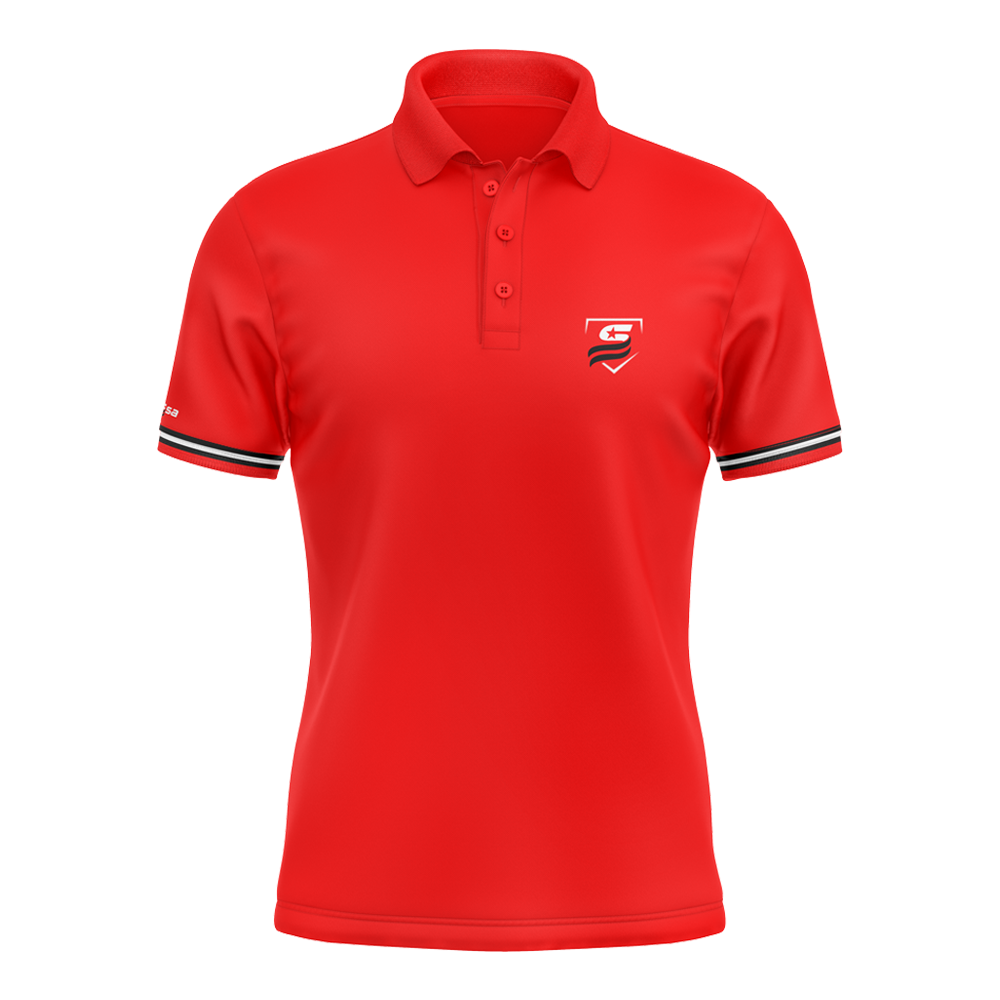 Official USSSA Umpire Polo Red Umpire Gear